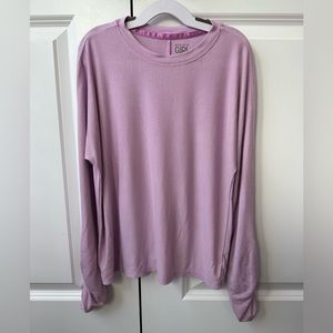Athleta Girl Purple Modal Blend Long Sleeve Top (Size M/8-10)
